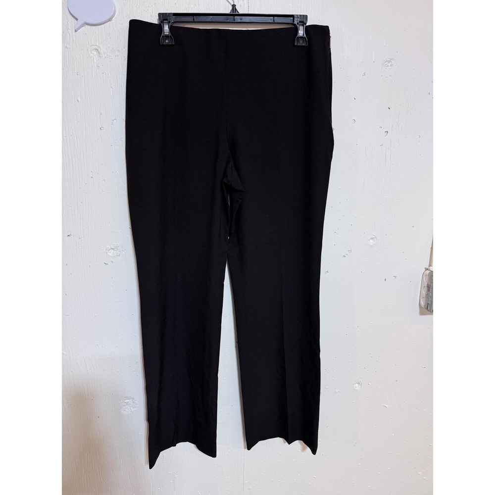 Lauren Ralph Lauren Womens Black Side Zip Straight Leg Dress Pants Size 10